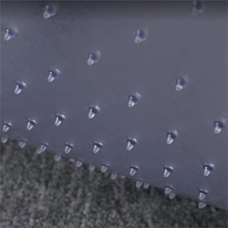 PVC 45 X 53 Rectangle Shape Chair Mat For Carpets