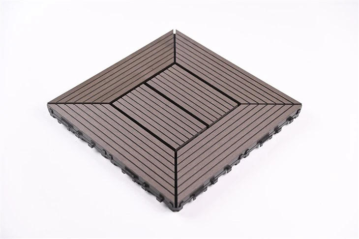 Interlocking Floor Mats Outdoor PP And WPC Material Log Style
